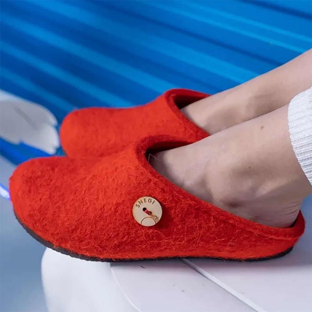 Домашние валенки Step, красные, размер 39