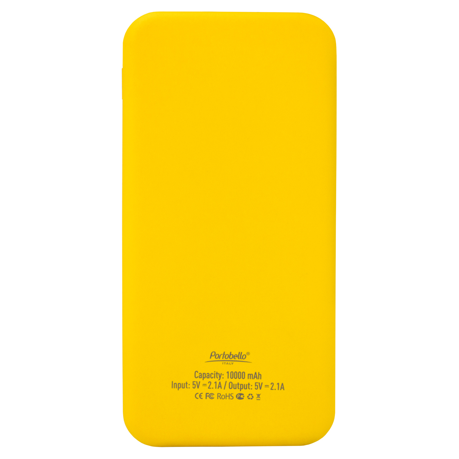 Внешний аккумулятор с подсветкой Люче (Luce) Lemoni 10000 mAh, желтый