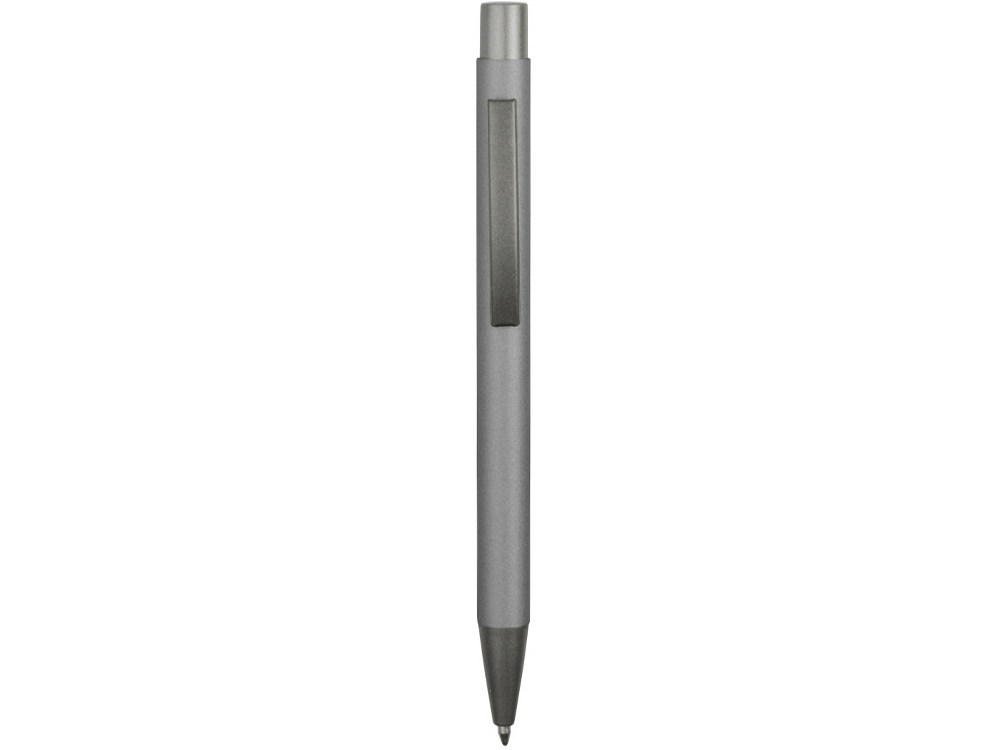 Ручка металлическая soft touch шариковая Tender, серый