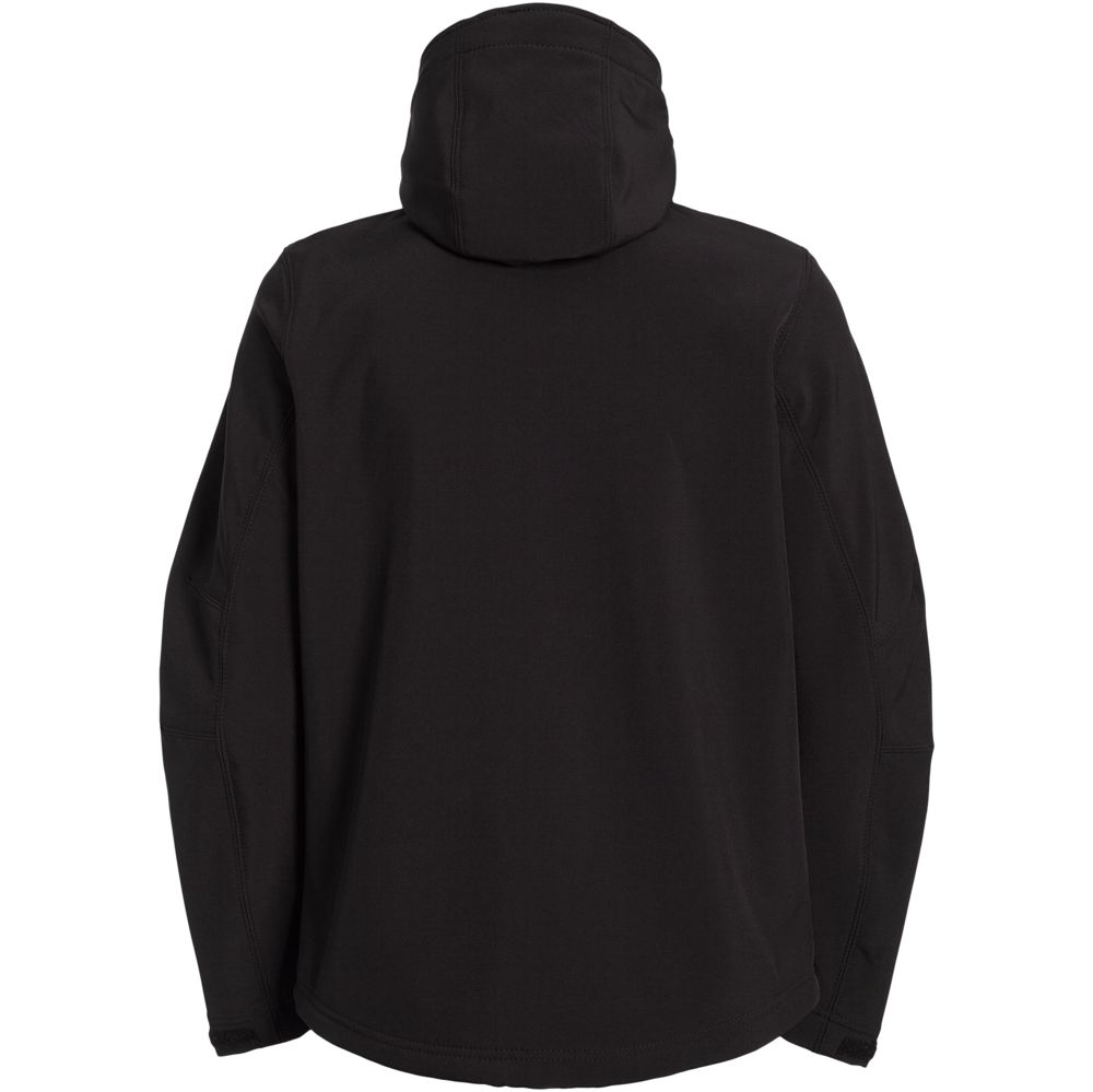 Куртка мужская Hooded Softshell темно-синяя фото на сайте Print Logo.