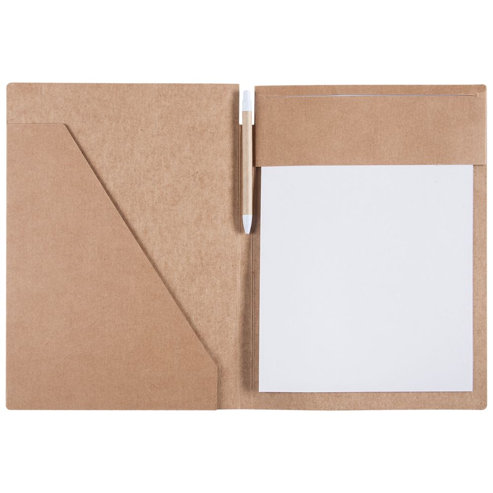 Папка Fact-Folder формата А4 c блокнотом с логотипом  | Print Logo