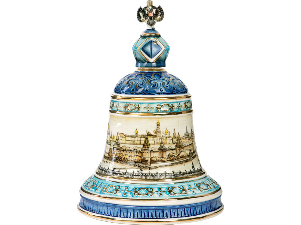 Штоф Колокол (цветной с золотом), 2,5л
