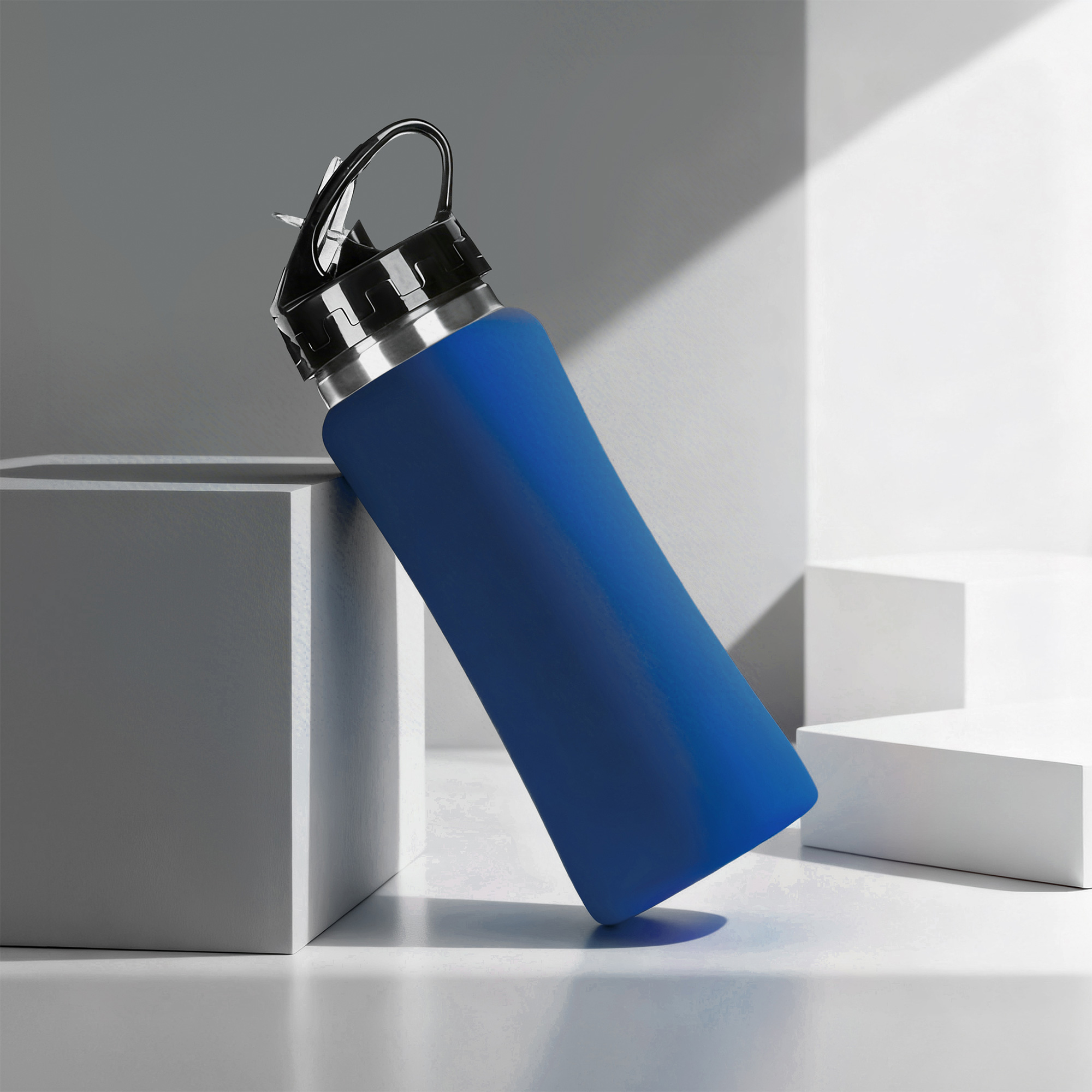 Бутылка для воды Bottle C1, soft touch, 600 мл с логотипом  | Print Logo