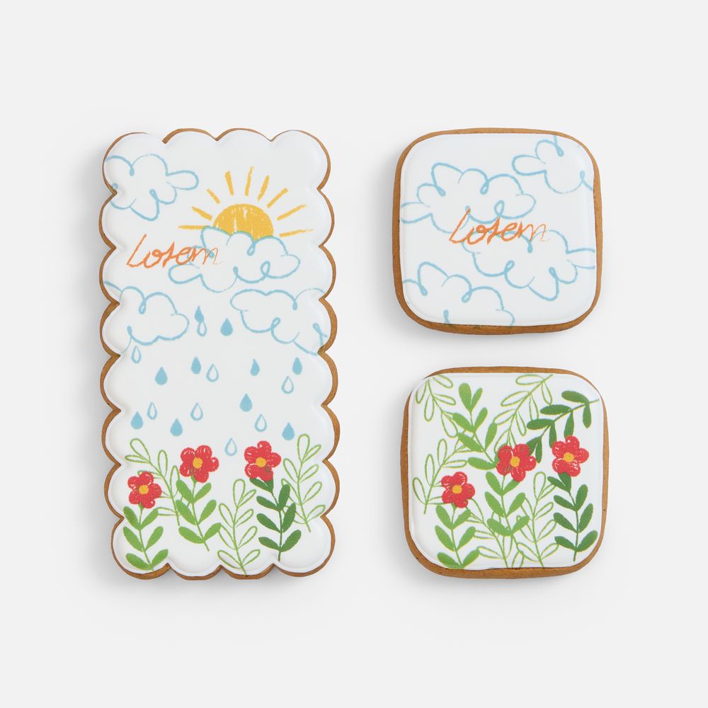 Пряничный подарочный набор Aftertaste с печатью на заказ фото на сайте Print Logo.