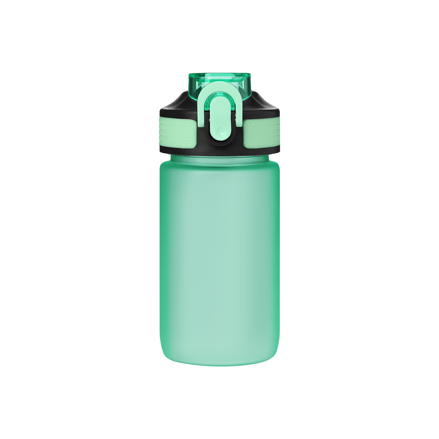 Бутылка для воды Флип мини (Flip mini), бирюзовая с логотипом Portobello Спорт.бутылки | Print Logo