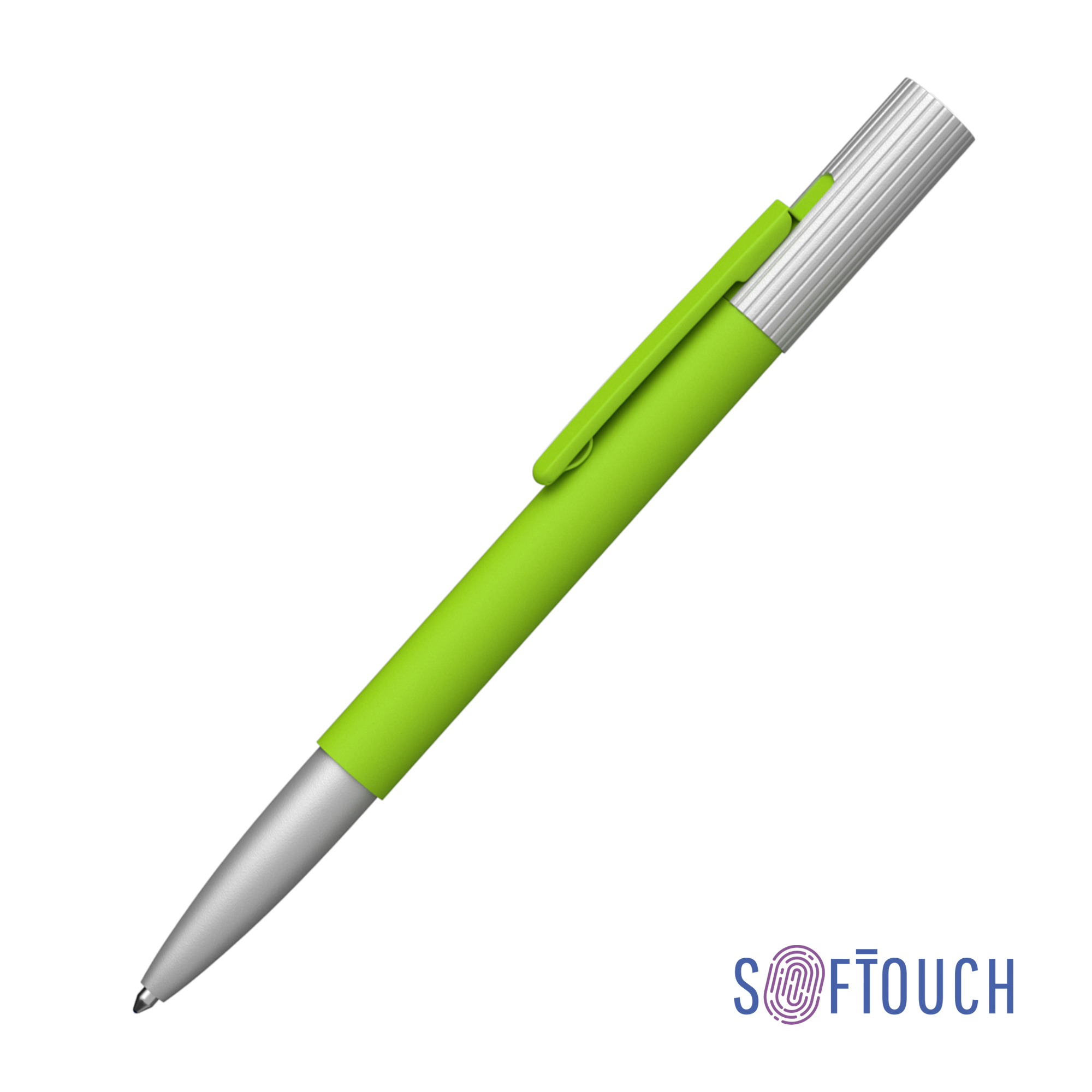 Ручка шариковая "Clas", покрытие soft touch, голубой