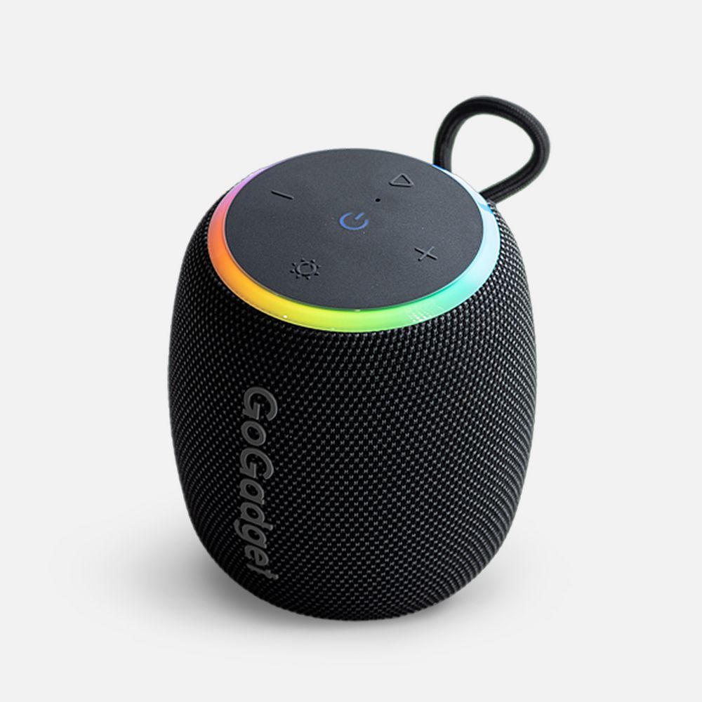 Водонепроницаемая колонка с подсветкой CityWave Pro с логотипом GoGadget | Print Logo