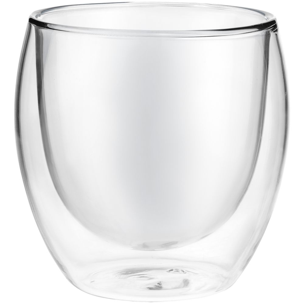 Стакан с двойными стенками Glass Bubble с логотипом  | Print Logo