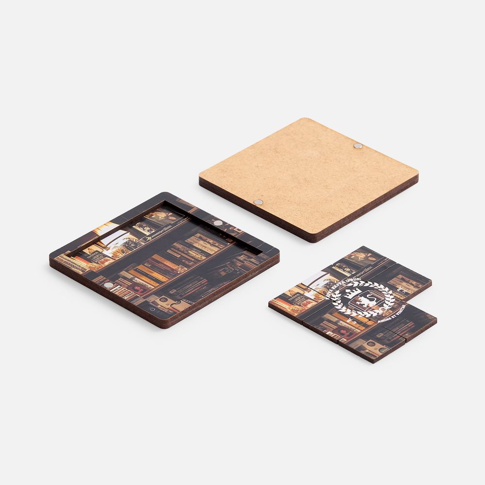 Головоломка-пятнашки с крышкой PuzzleBox на заказ фото на сайте Print Logo.