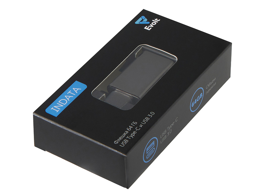 Флешка 64 ГБ USB Type-C 3.0 Индата