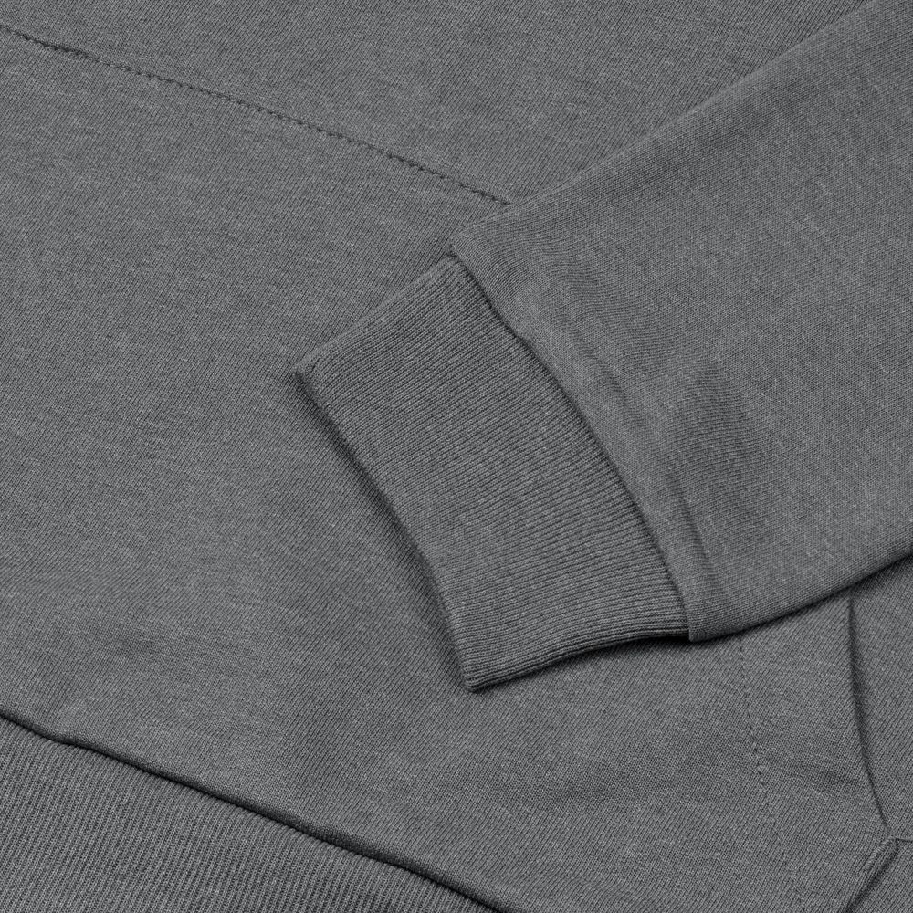 Толстовка с капюшоном унисекс Hoodie, серая (стальная), размер XS