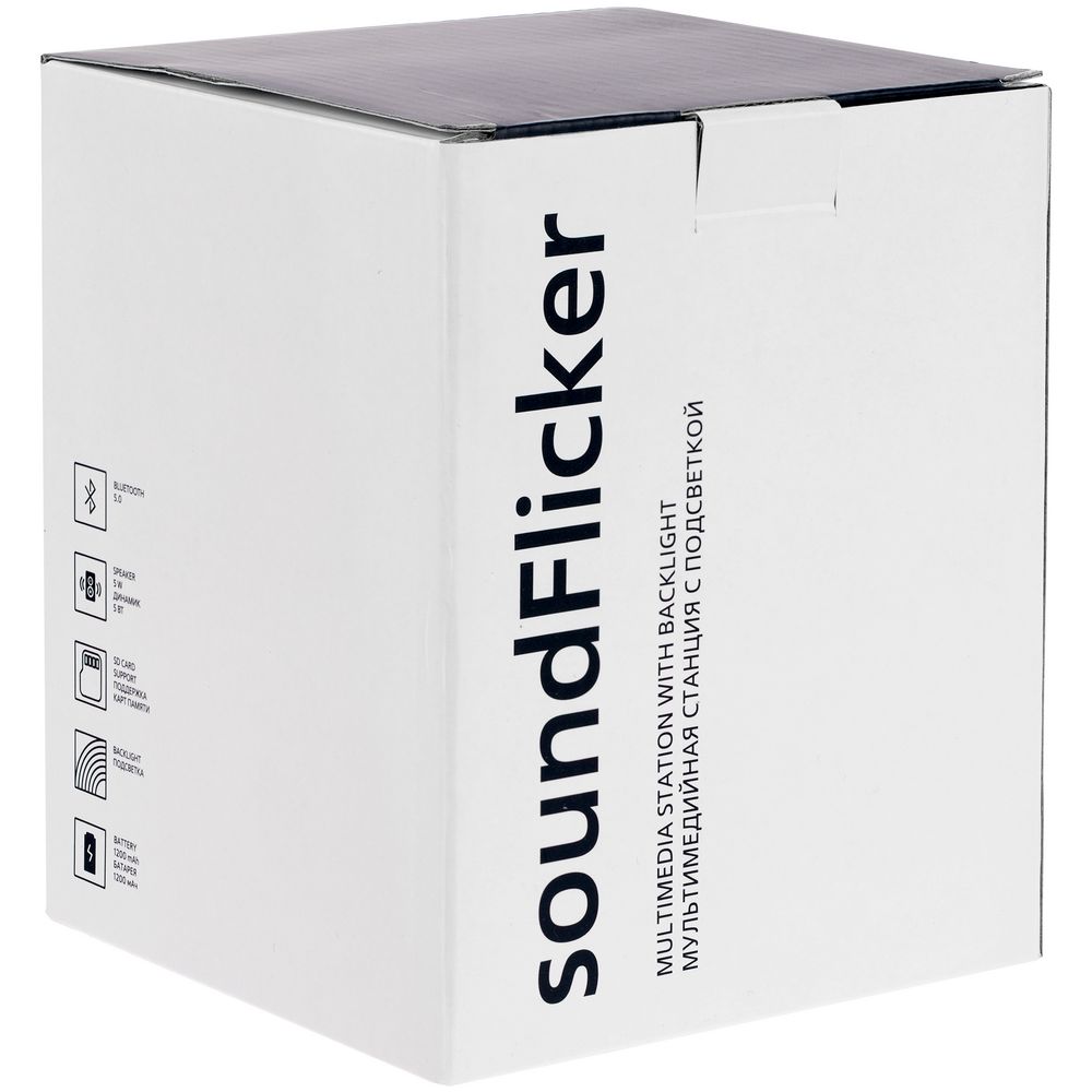 Беспроводная колонка с подсветкой soundFlicker фото на сайте Print Logo.