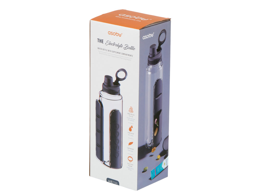 Бутылка для воды Electrolyte, черный (Р)