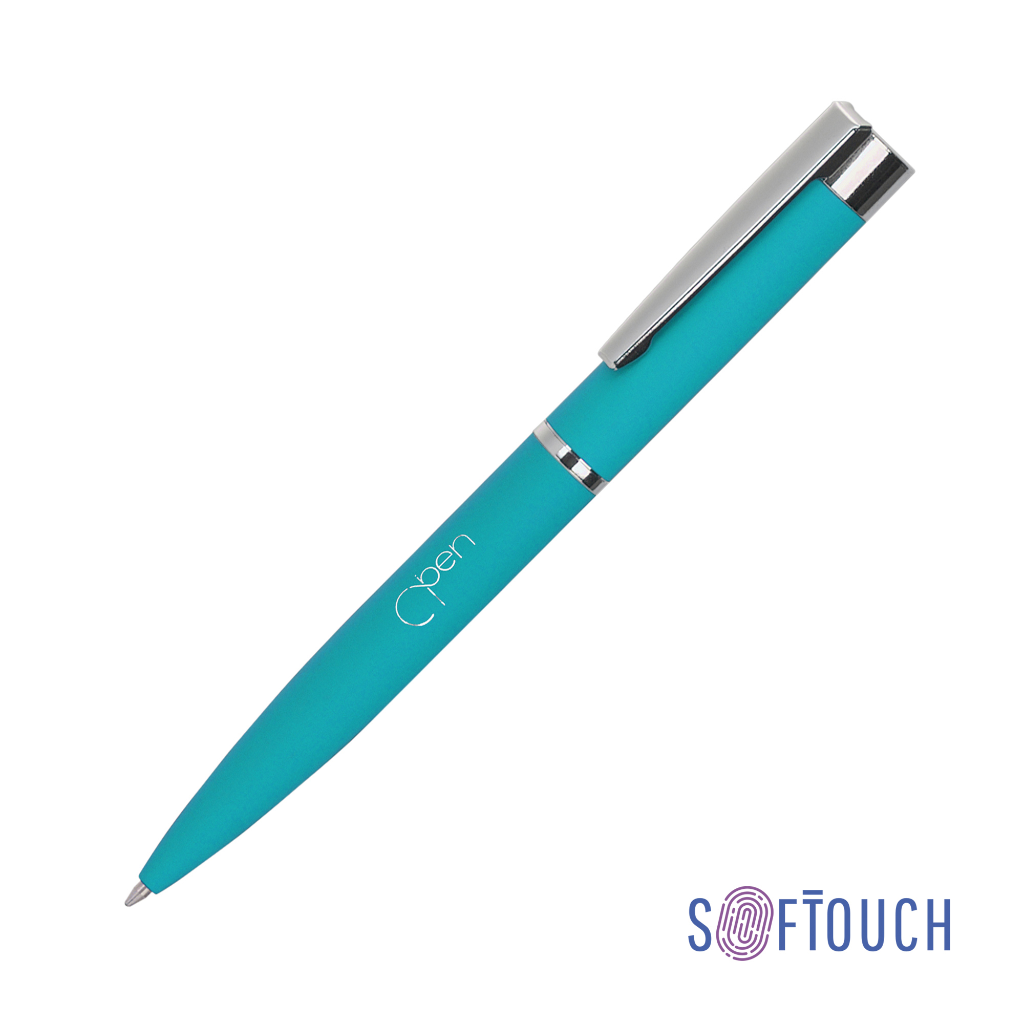 Ручка шариковая "Alice", покрытие soft touch, черный