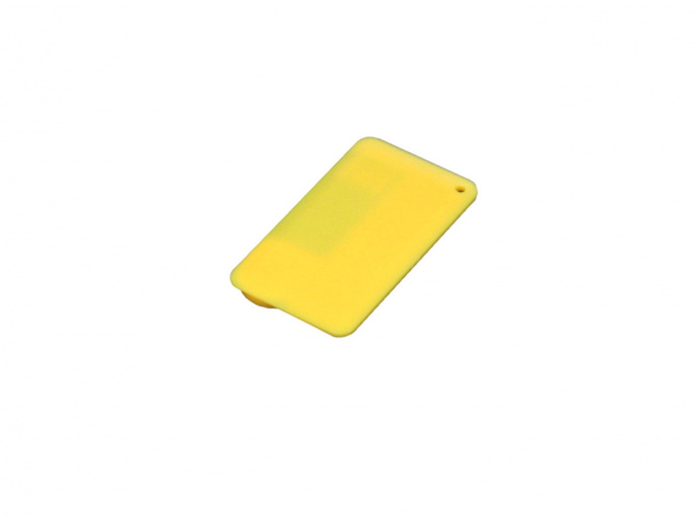 USB 2.0- флешка на 16 Гб в виде пластиковой карточки с логотипом  | Print Logo