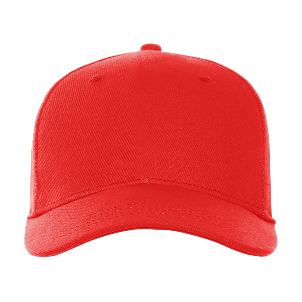 Бейсболка STAN 5 клиньев хлопок 330, 01, Красный,  (14)  (56-58)