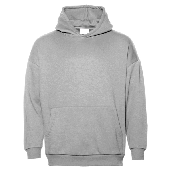 Худи унисекс STAN оверсайз интерсофт 320, 69, Серый меланж,  (50/60)  (56/XXXL)