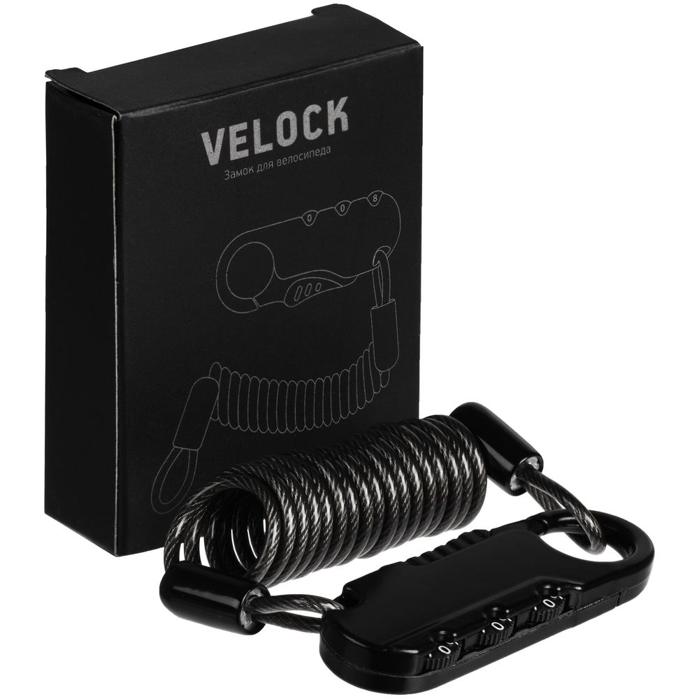 Кодовый замок для велосипеда Velock — пример нанесения логотипа () | Print Logo