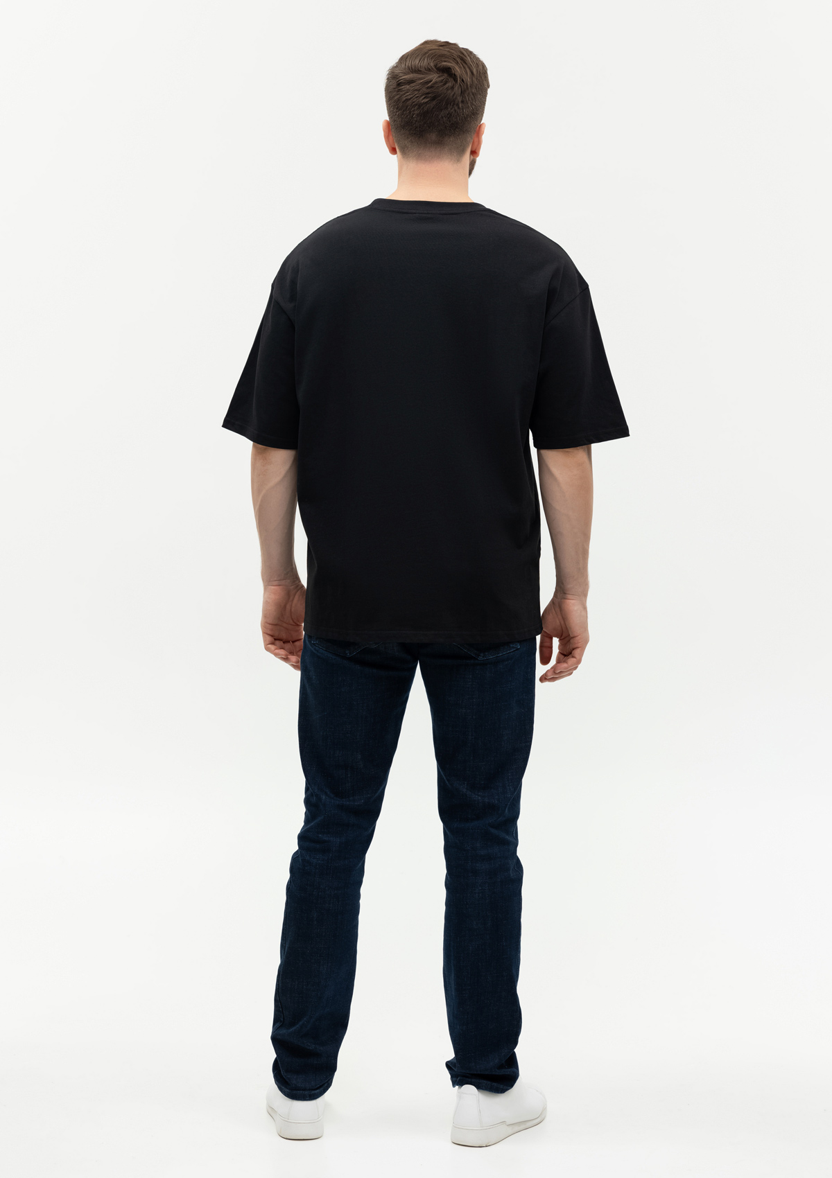 Футболка унисекс оверсайз STAN хлопок 240, 56, Чёрный,  (20)  (54/XXL)