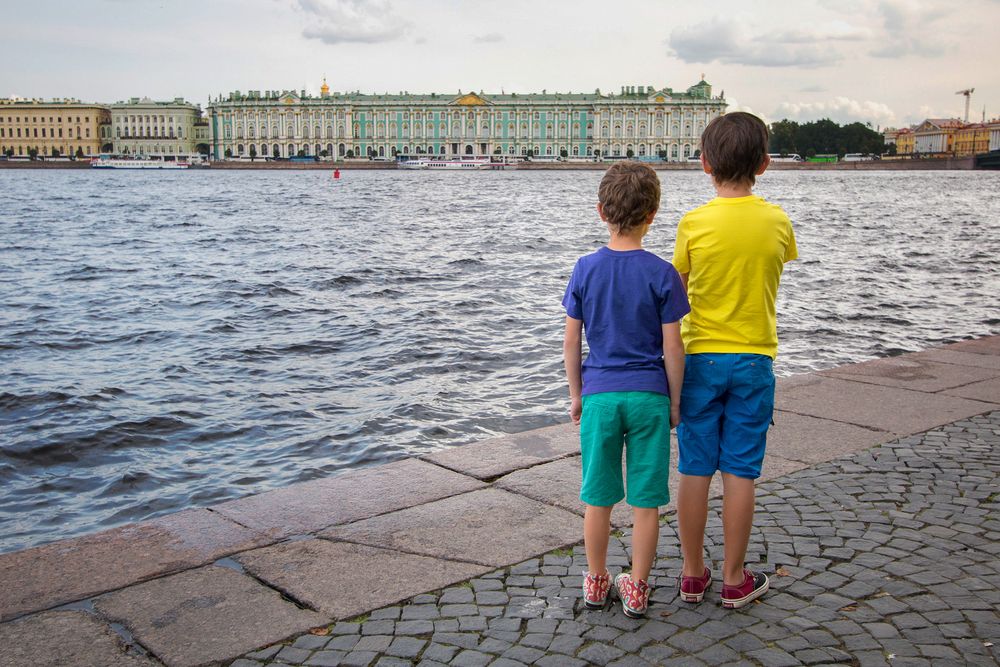 Футболка детская T-Bolka Kids, ярко-синяя, 6 лет