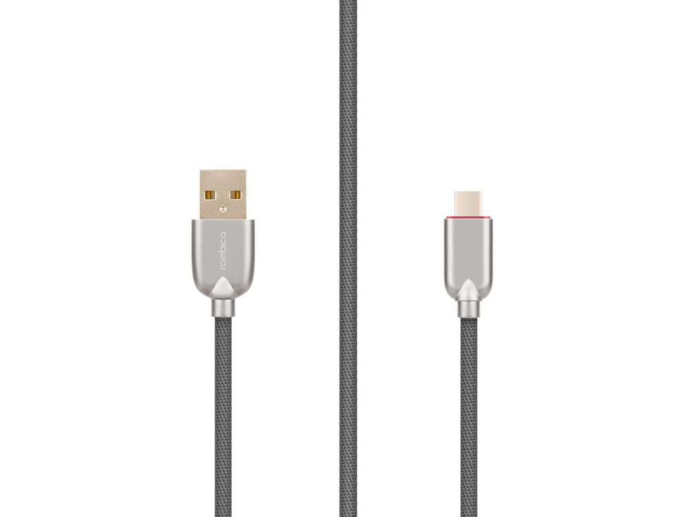 Кабель USB-A - USB-C DIGITAL CB-05, QC/PD, 1 м с логотипом Rombica | Print Logo