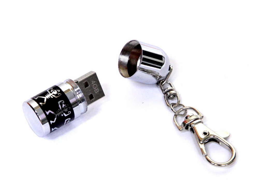 USB 2.0- флешка на 32 Гб Пуля с логотипом  | Print Logo