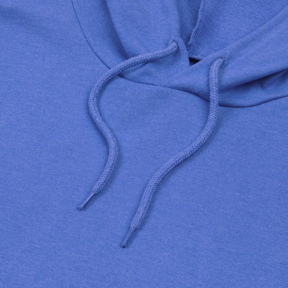 Толстовка с капюшоном унисекс Hoodie, ярко-синий меланж, размер XS