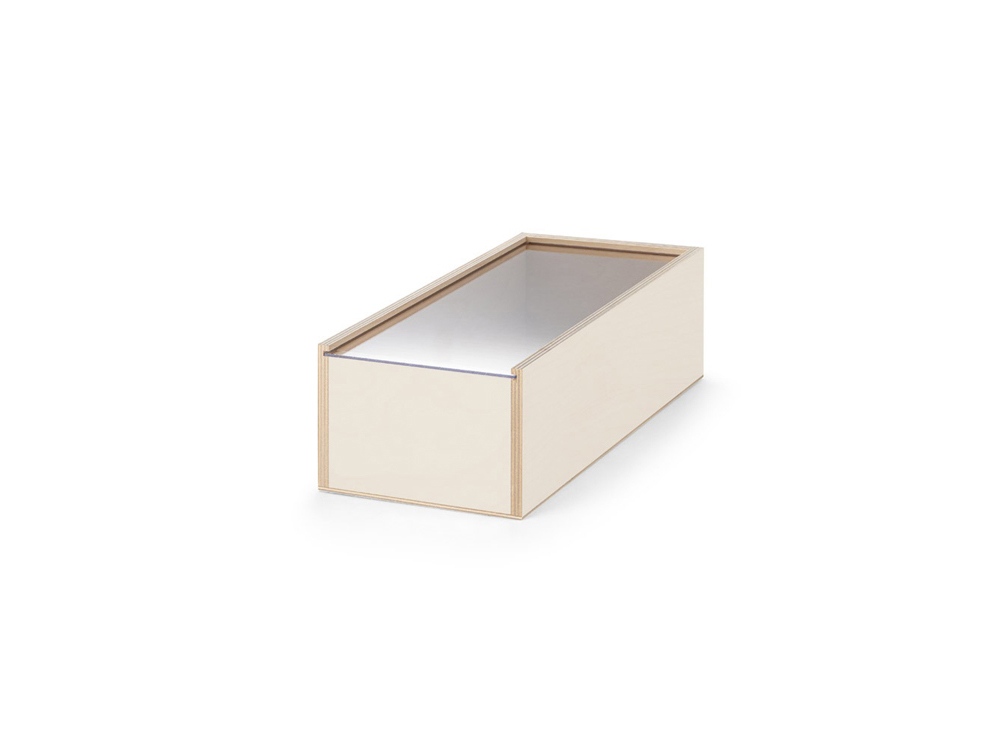 Деревянная коробка BOXIE CLEAR M с логотипом  | Print Logo