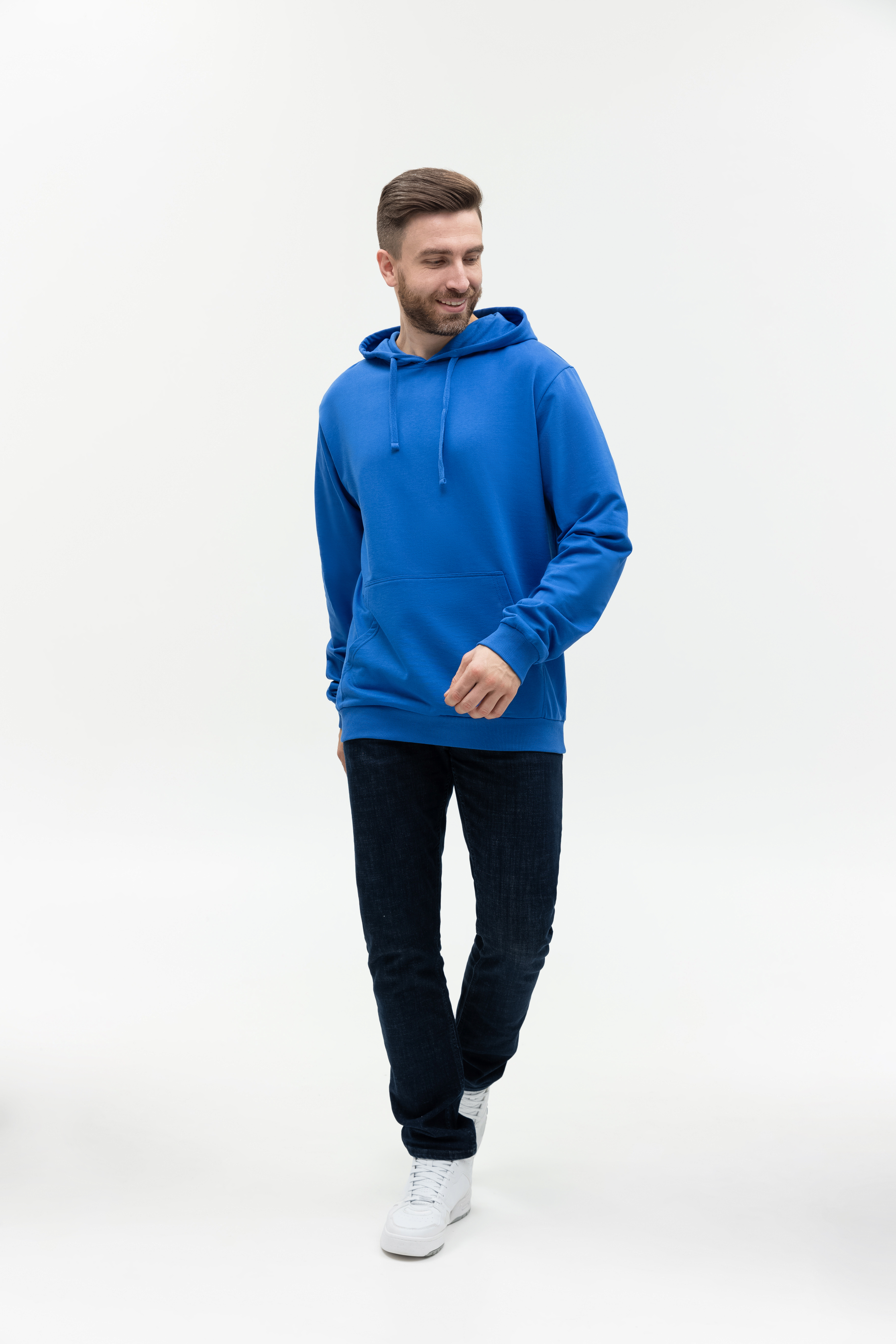 Худи унисекс STAN футер без начёса 260, 23, Синий,  (16/1)  (44/XS)