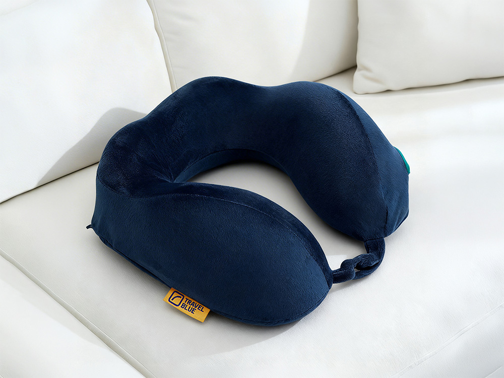 Подушка для путешествий массажная Massage Tranquility Pillow с логотипом Travel Blue | Print Logo