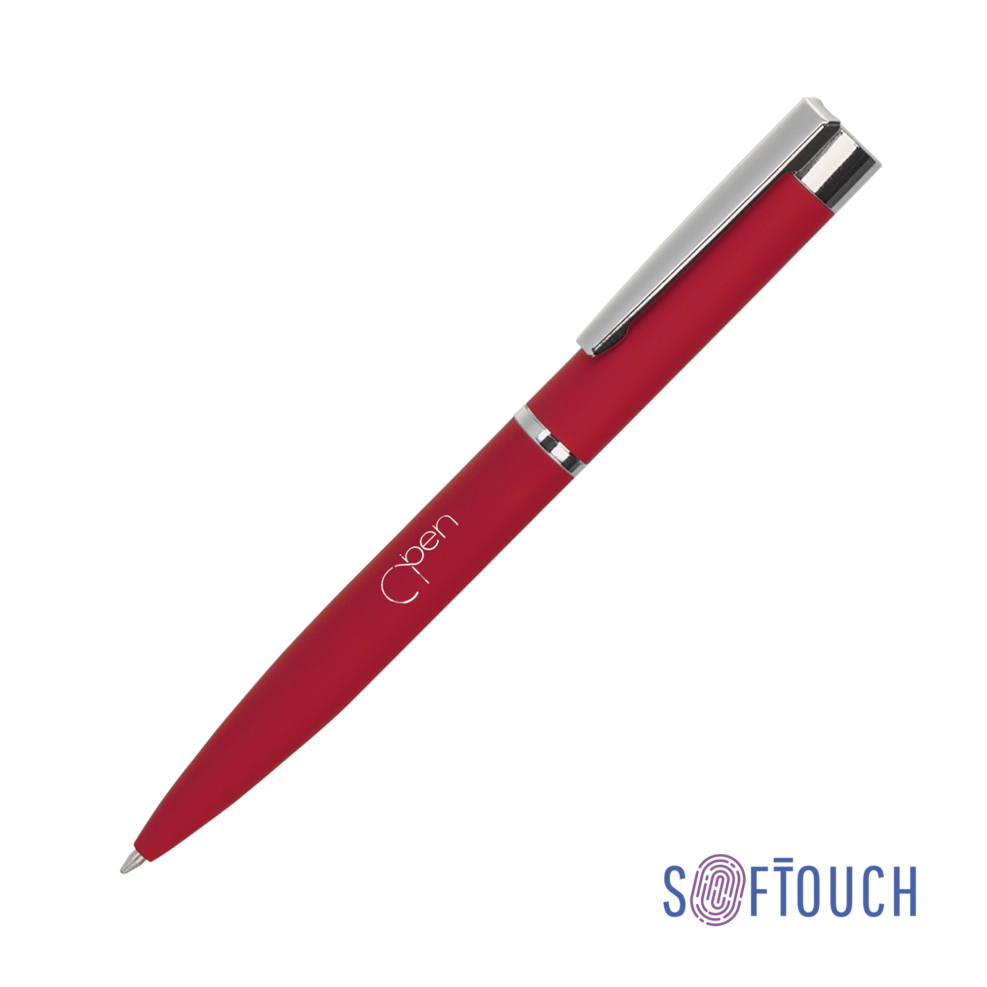 Ручка шариковая "Alice", покрытие soft touch, черный