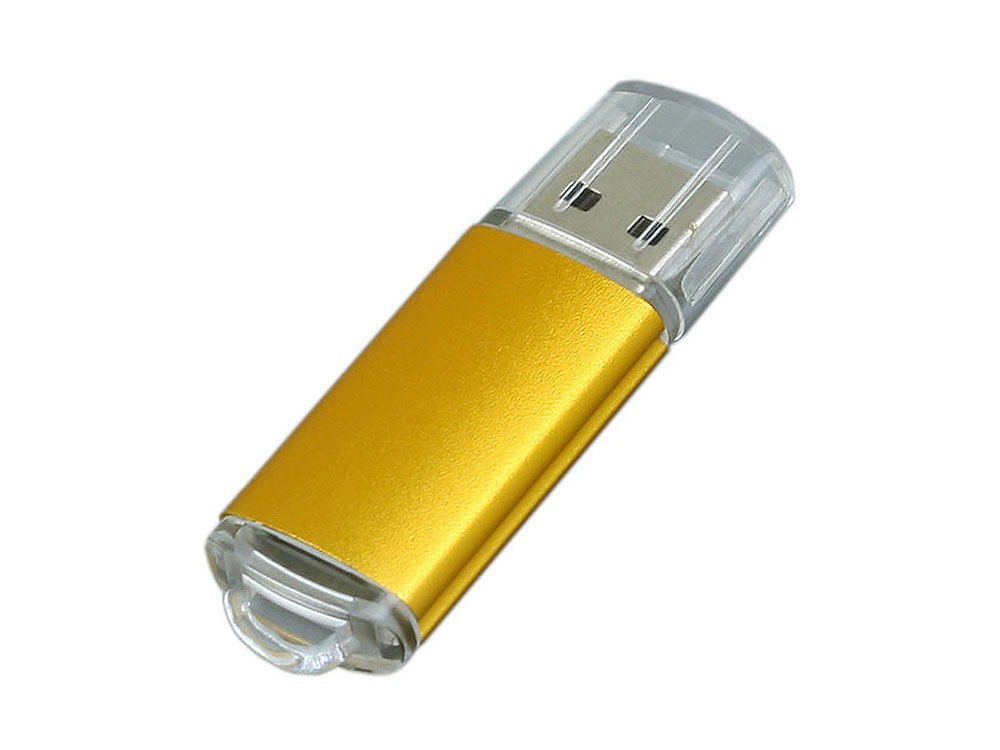 USB 2.0- флешка на 8 Гб с прозрачным колпачком с логотипом  | Print Logo