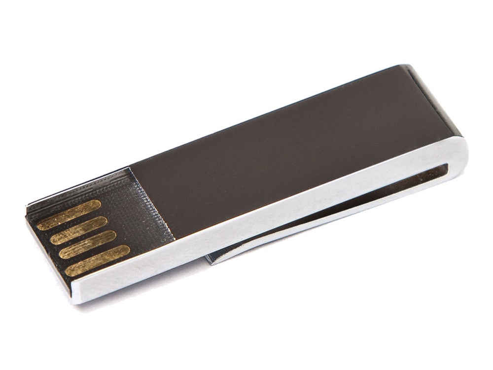 USB 2.0- флешка на 32 Гб в виде зажима для купюр с логотипом  | Print Logo