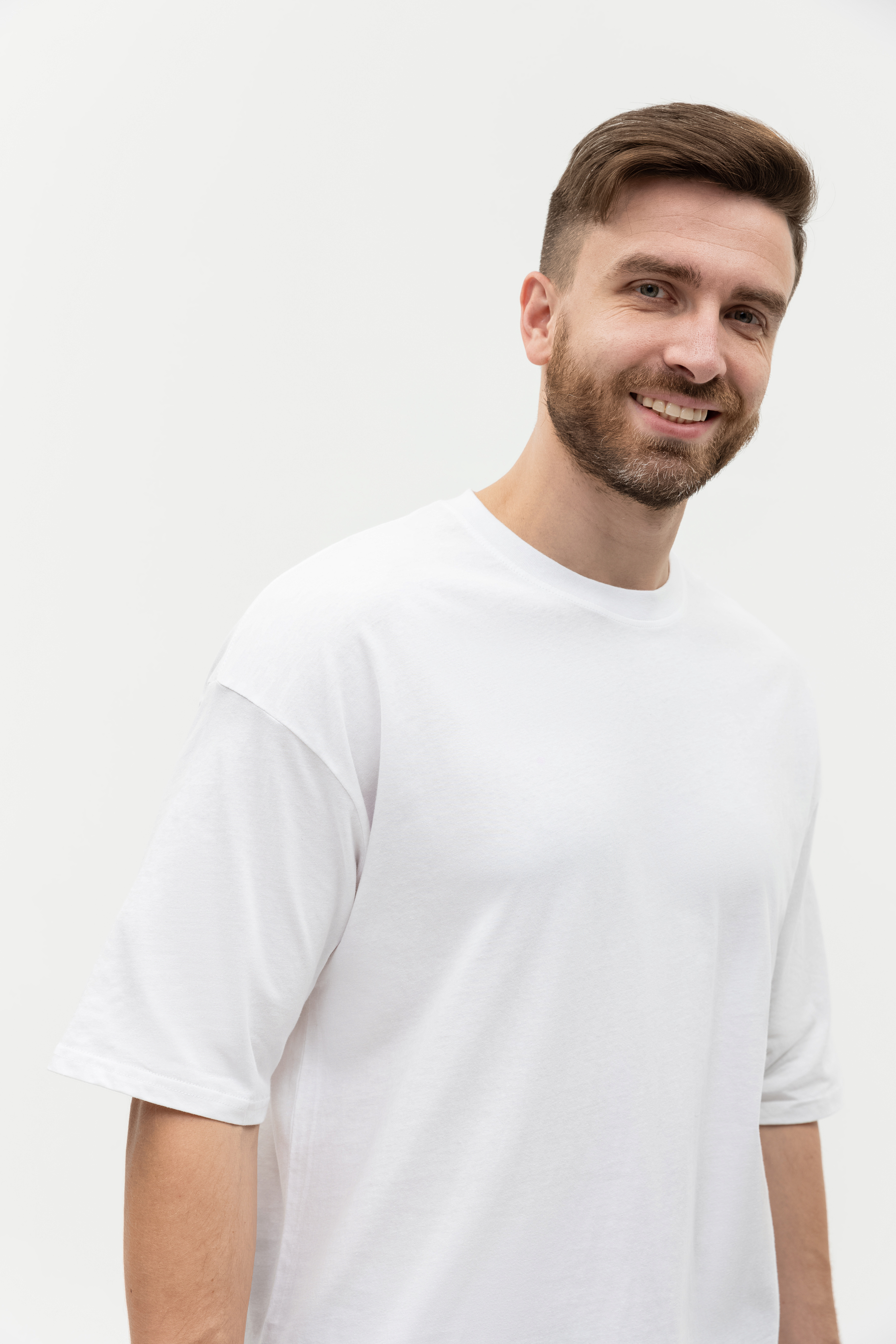 Футболка унисекс оверсайз STAN хлопок 140, 39, Белый,  (10/1)  (54/XXL)