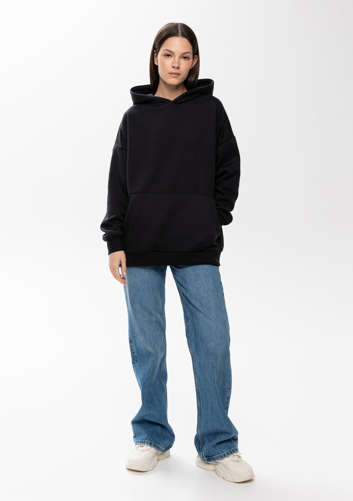 Худи унисекс STAN оверсайз интерсофт 320, 69, Чёрный,  (20)  (54/XXL)