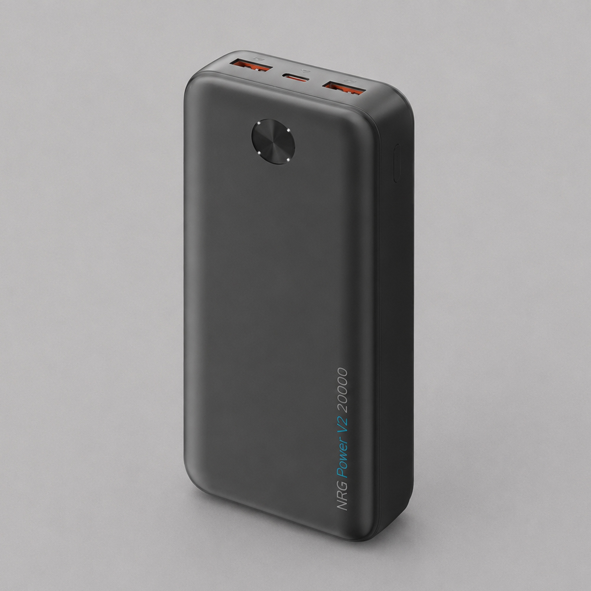 Внешний АКБ NRG Power V2 20000 мА-ч, 2A, 2xUSB с логотипом Deppa | Print Logo