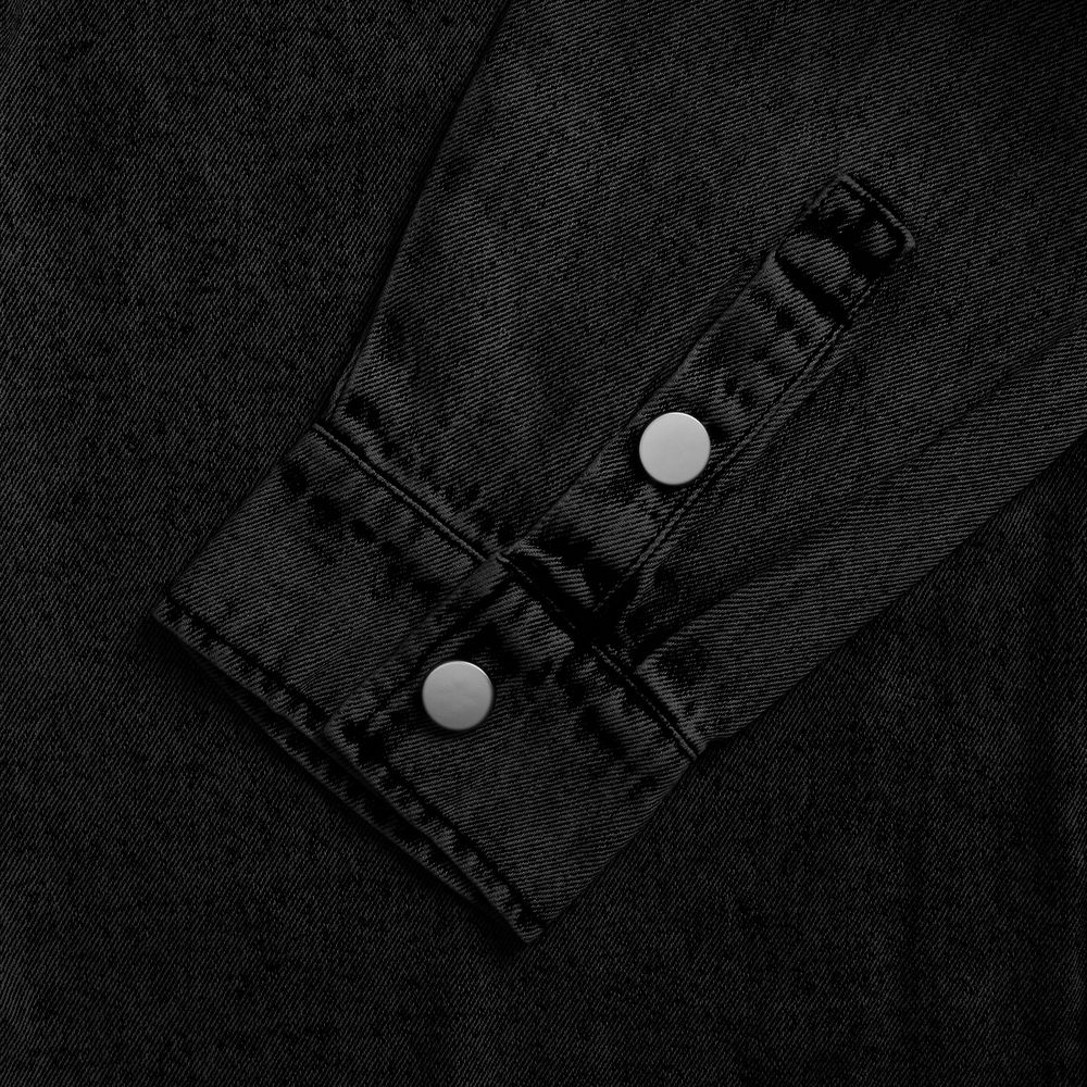 Куртка джинсовая O3, черная, размер 3XL/4XL