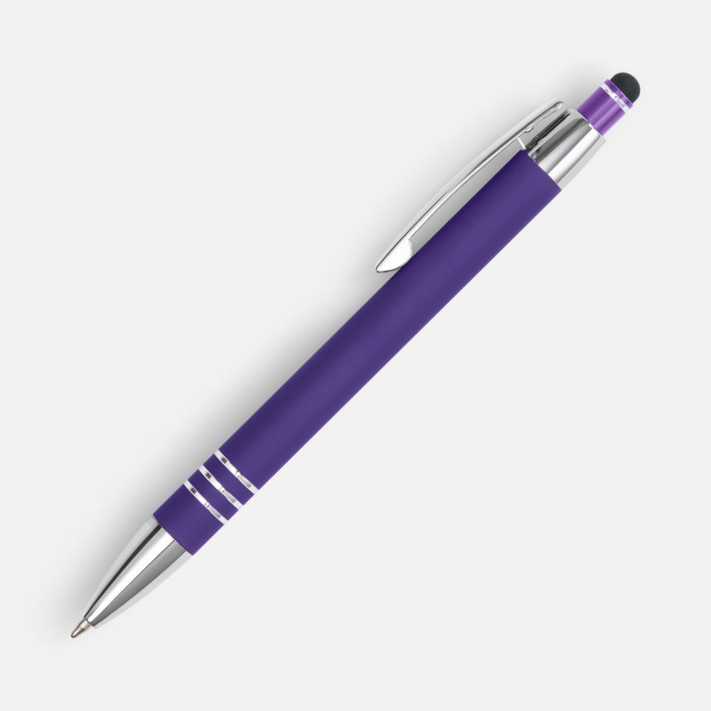 Ручка шариковая Sansen Soft Touch со стилусом
