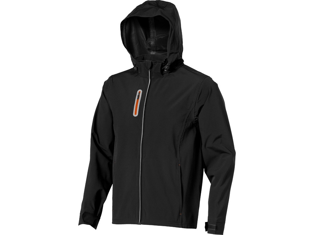 Куртка софтшел Howson мужская с логотипом Elevate | Print Logo