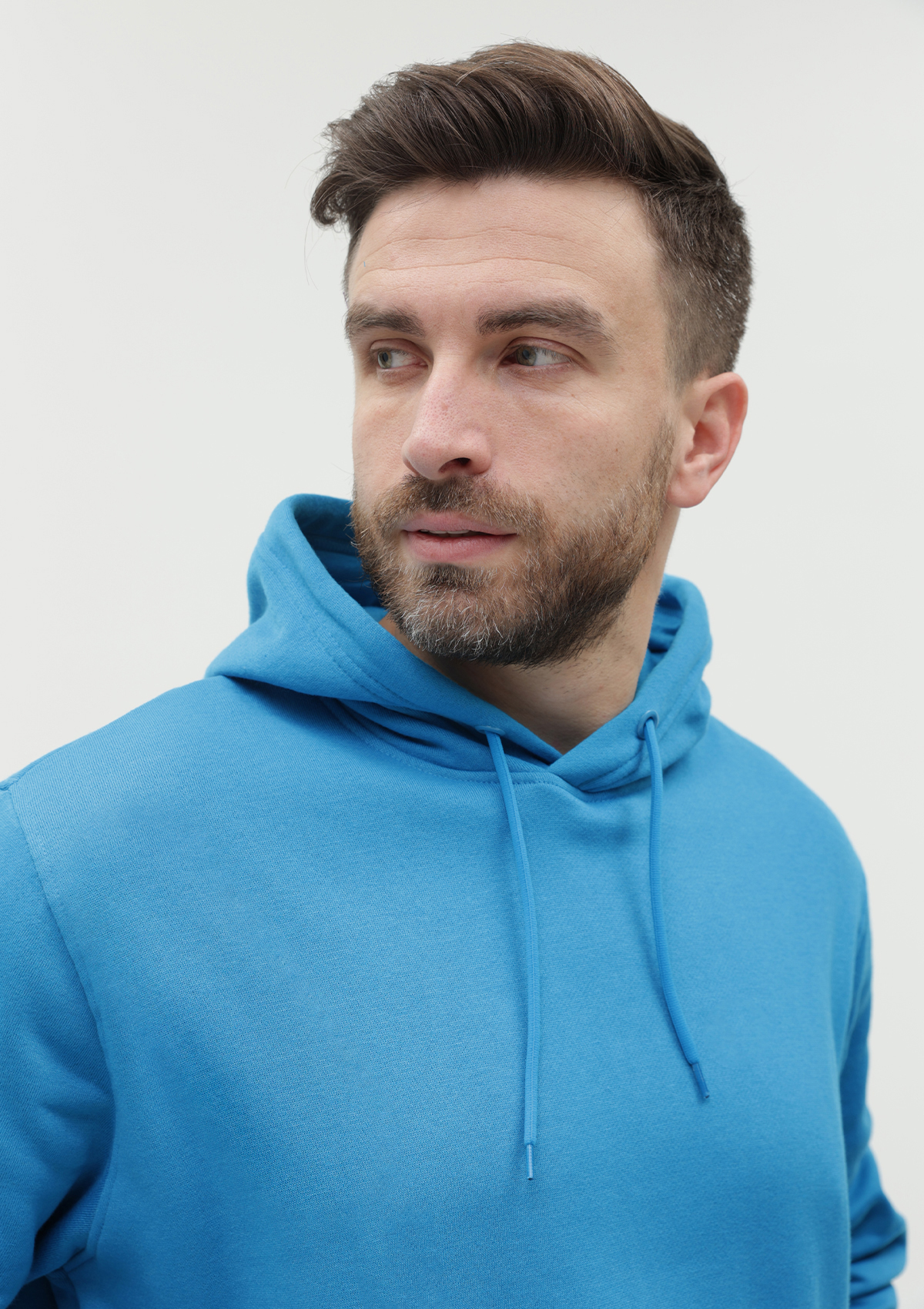 Худи унисекс STAN футер с начёсом 260, 20, Лазурный,  (40/1)  (54/XXL)
