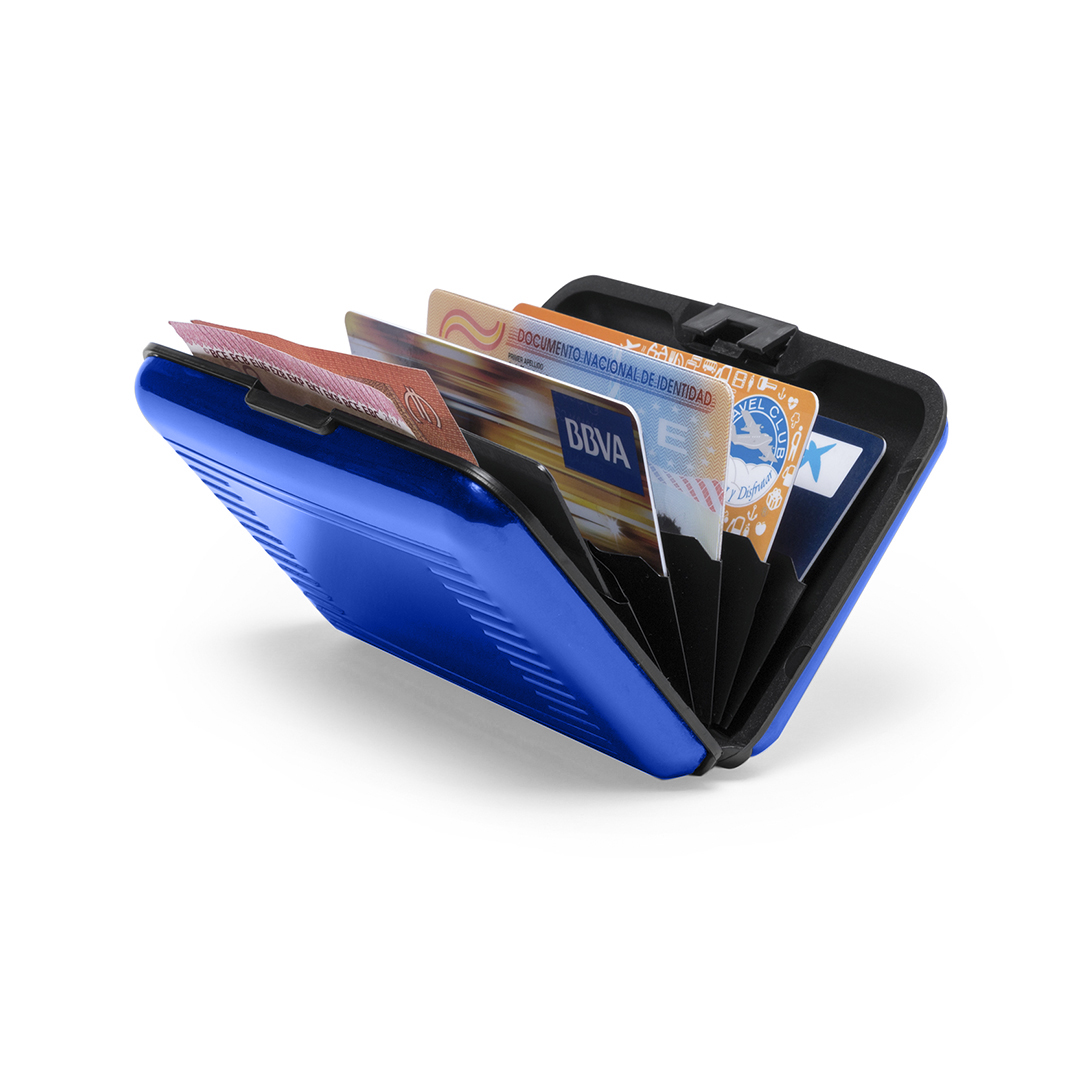 Футляр "Trust" для банковских карт и визиток с RFID - защитой от считывания данных, серебристый, серебристый