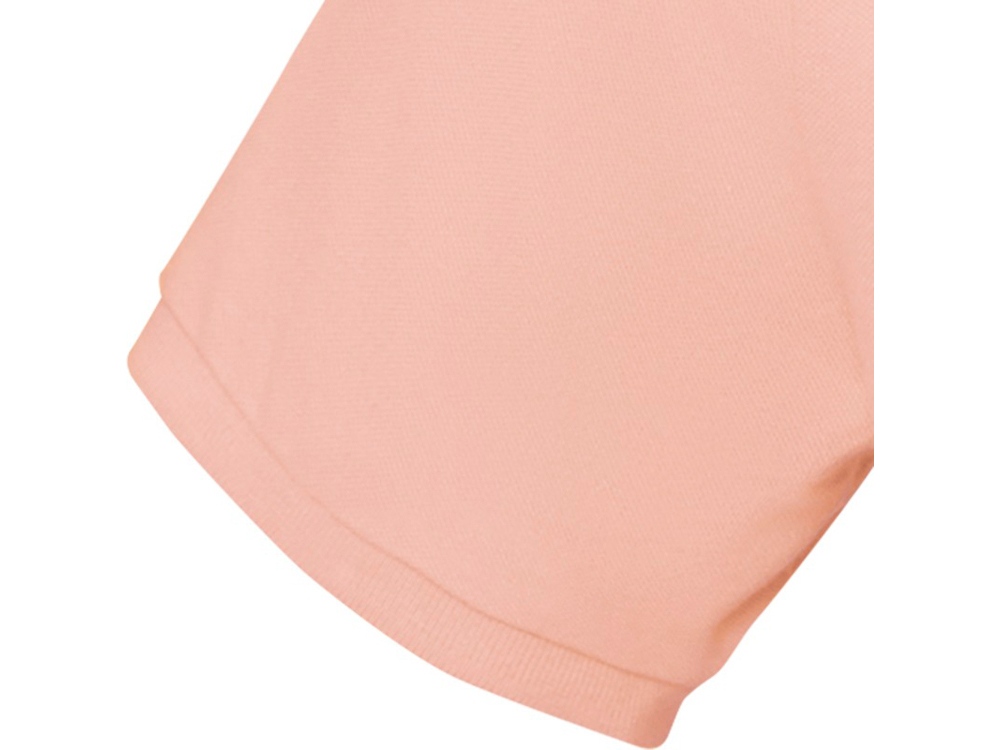 Calgary мужская рубашка-поло с коротким рукавом, pale blush pink