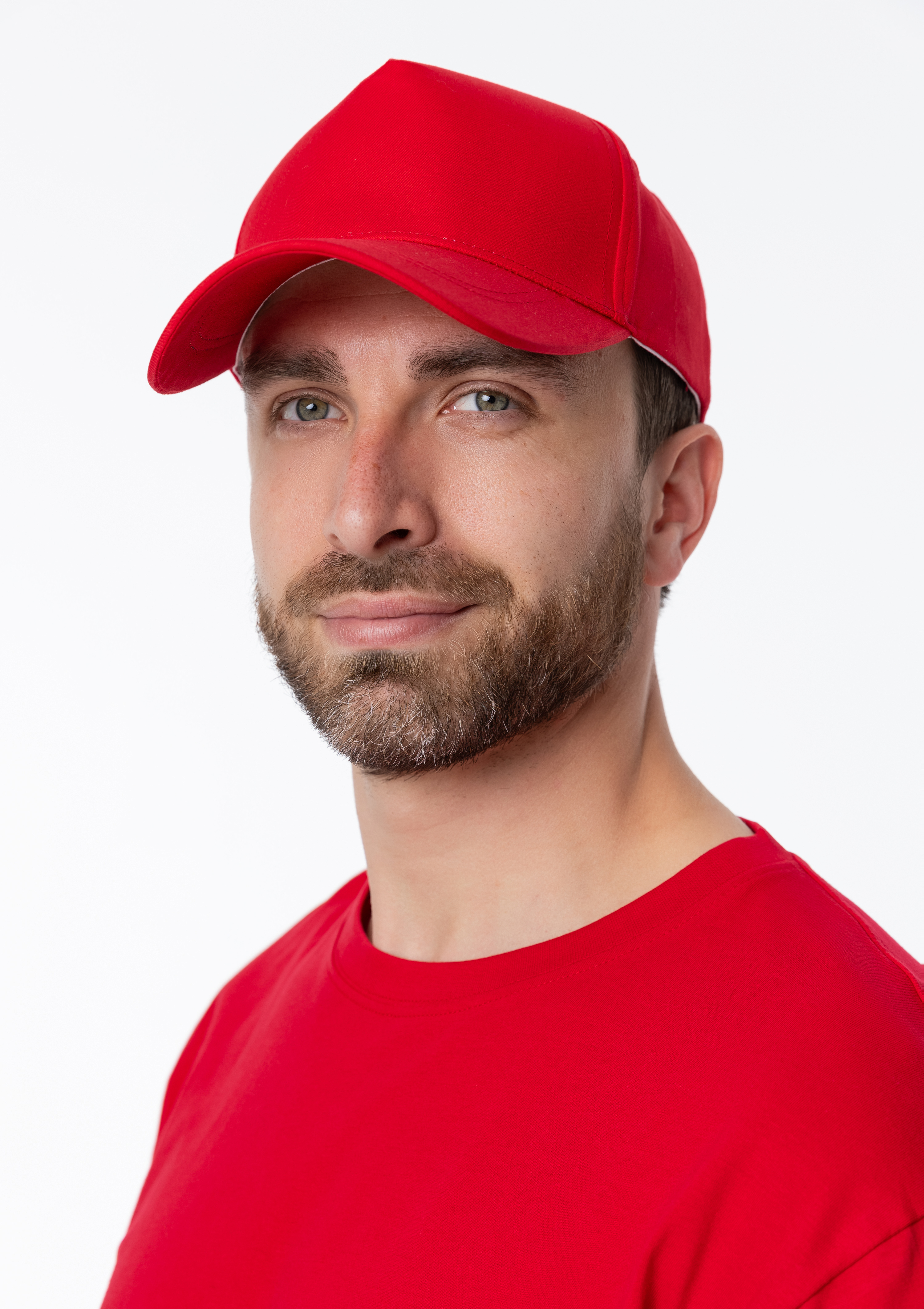 Футболка унисекс STAN, хлопок 150, 51, Красный,  (14)  (52/XL)
