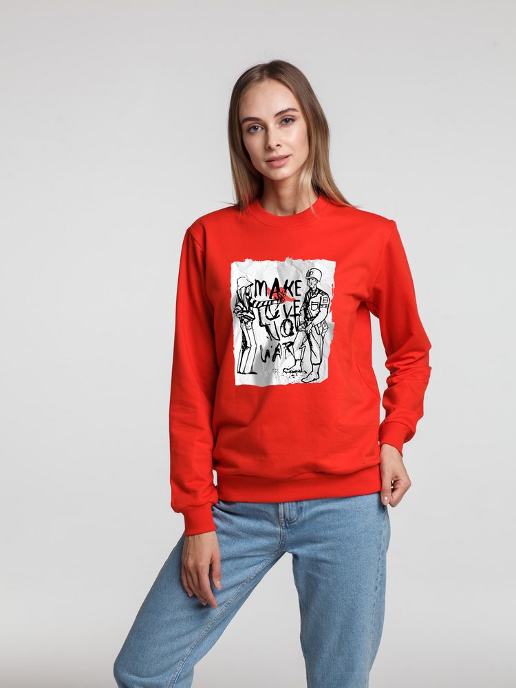 Толстовка Make Love — пример нанесения логотипа (CoolColor) | Print Logo