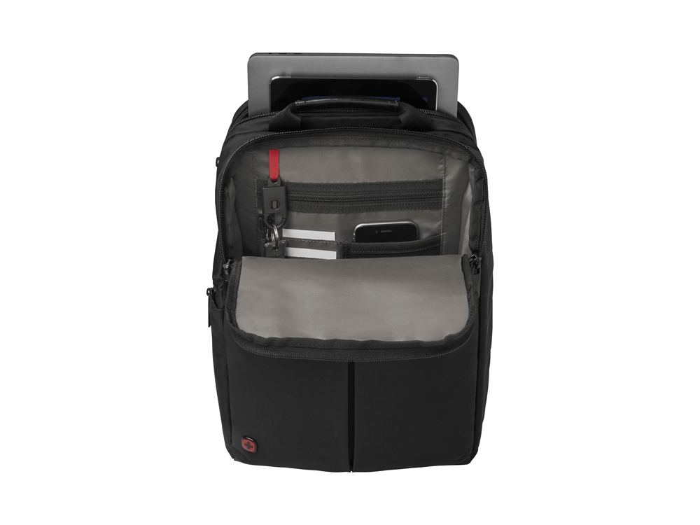 Рюкзак для ноутбука WENGER Reload 14'' с отделением для планшетного компьютера, черный, нейлон/полиэстер 400D, 28 x 17 x 42 см, 11 л