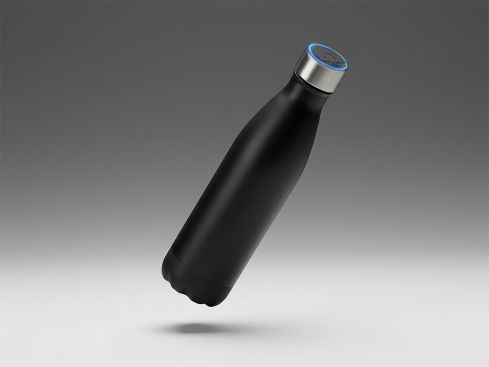 Вакуумная термобутылка с УФ-стерилизацией Photon, 500 мл с логотипом Waterline | Print Logo