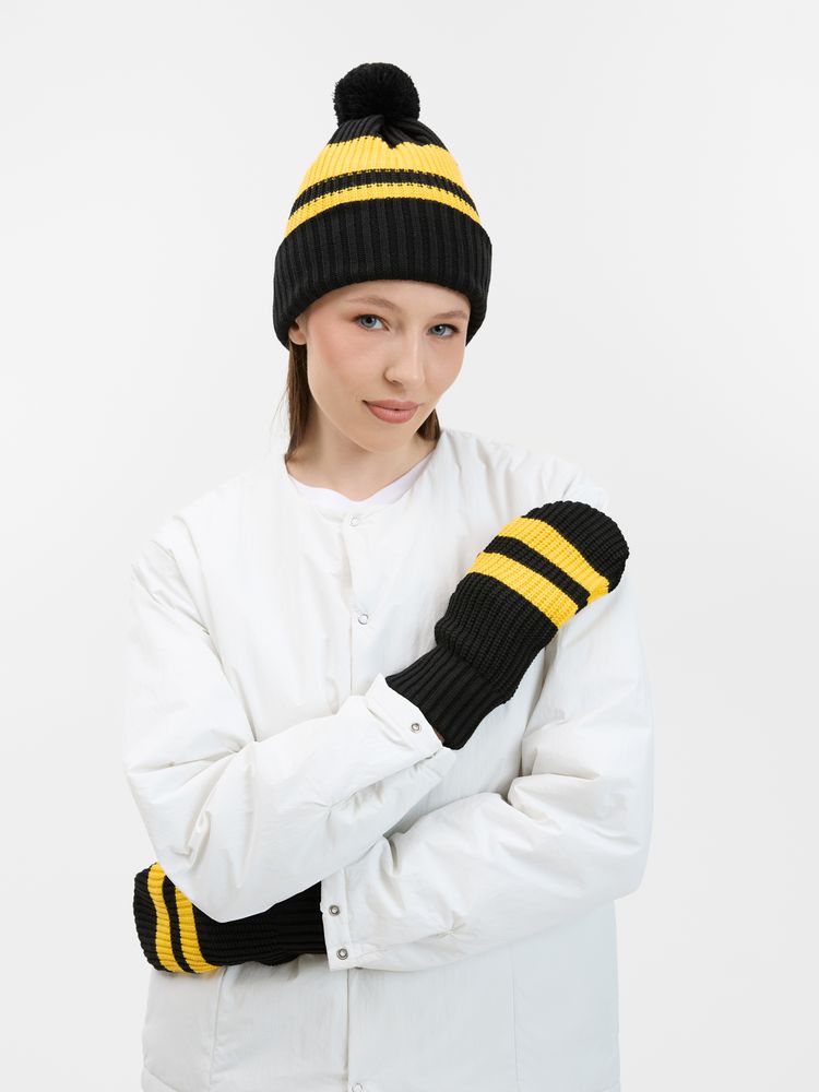 Варежки Winwear, черные, размер S/M