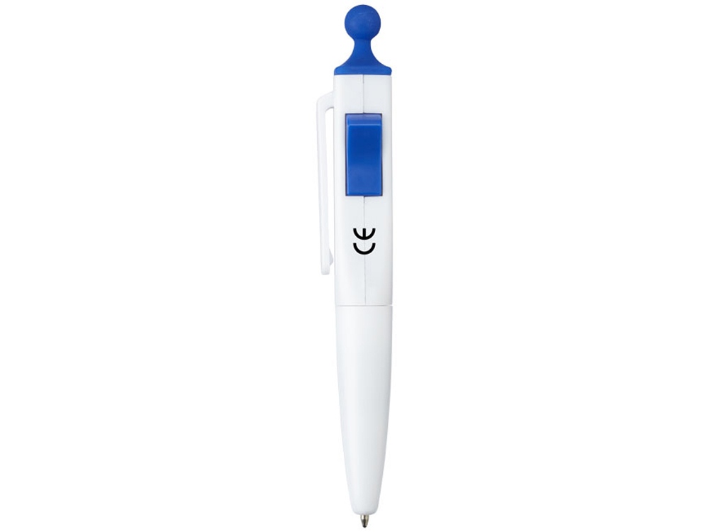Ручка шариковая Clic Pen, белый/ярко-синий