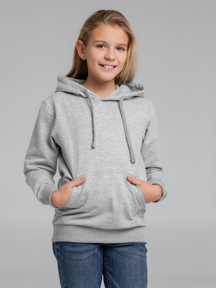 Худи детское Kirenga Kids 2.0, серый меланж, 6 лет