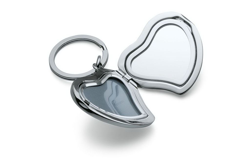 Брелок-медальон Heart с логотипом Philippi | Print Logo